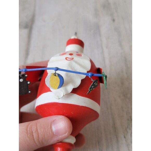 Santa Claus dradel ornament bear tree xmas - Picture 3 of 8